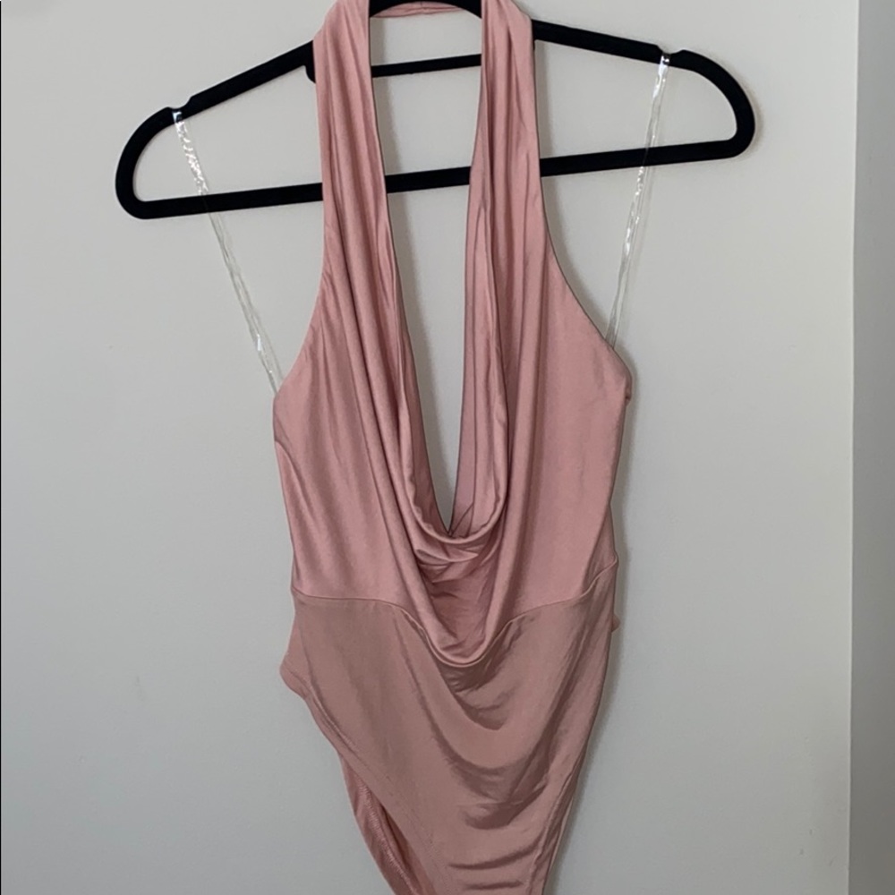 Tiger mist halter body suite